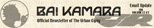 Bai Kamara Jr. - The Urban Gipsy News - Email Update