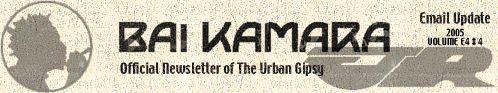Bai Kamara Jr. - The Urban Gipsy News - Email Update