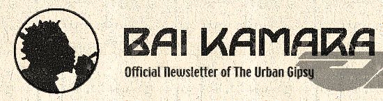 Official Newsletter of The Urban Gipsy: Bai Kamara Jr.