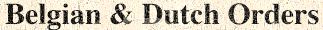 Belgian & Dutch Order Form
