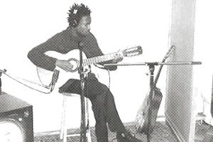 Bai Kamara Jr. in Studio