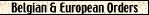 Belgian & Dutch Orders